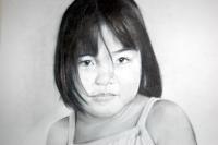 Portraits - Child Portrait Drawing - Charcoal Pencil